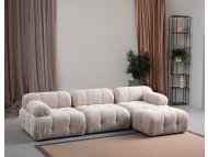 Atelier del Sofa Ugaona garnitura Petite 3 Cream