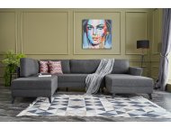 Atelier del Sofa Ugaona garnitura Eris Anthracite