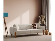 ATELIER DEL SOFA Sofa trosed Lyke 3 Seater Cream