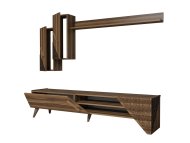 HANAH HOME TV polica Beril Walnut