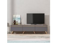 HANAH HOME TV polica Amsterdam Anthracite