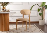 HANAH HOME Set 2 stolice Lionte Beige Light Oak