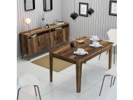 HANAH HOME Set za dnevnu sobu Milan 524 Walnut
