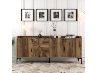 HANAH HOME Komoda Venedik Walnut