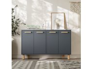 HANAH HOME Komoda Venedik Anthracite