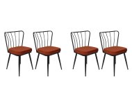 HANAH HOME Set 4 stolice Yıldız 945 V4