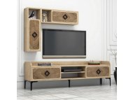 HANAH HOME TV polica Samba Oak