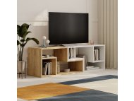 HANAH HOME TV polica Glis Sapphire Oak White