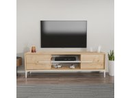 HANAH HOME TV polica Eslem Oak White