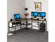 HANAH HOME Radni sto Greta RGB Dore Black