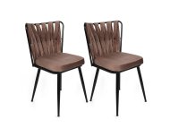 HANAH HOME Set 2 stolice Kusaklı 233 V2
