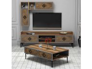 HANAH HOME Set za dnevnu sobu Samba Blue