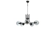 OPVIQ Nevada 5 Li Siyah Fume Camlı Avize Crni Luster