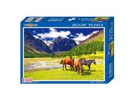DENIS Slagalica Planinski pejzaž sa konjima 1000 komada