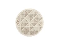 Conceptum Hypnose Sakura 2201 Krem - braon okrugli tepih 100 cm ( 860BLN2367)