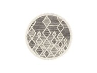 Conceptum Hypnose Sakura 2206 Okrugli tepih u sivo - krem boji 100 cm (860BLN2538)