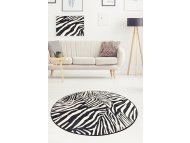 Conceptum Hypnose Zebra Okrugli tepih zebra print 100 cm (882CHL1114)