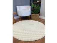 Conceptum Hypnose Tepih (200 cm) Puffy Bubble Yuvarlak Cream