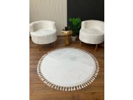 Conceptum Hypnose Tepih okrugli 1414 White 60 x 60 (514SRZ1429)