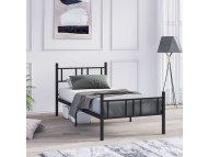 HANAH HOME Krevet Akın Black 90 x 200