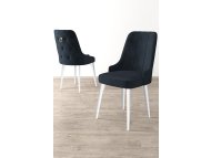 HANAH HOME Set 6 stolica Newa Anthracite Black
