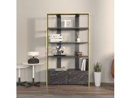 HANAH HOME Polica za knjige Elena Black Marble
