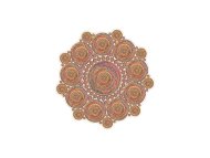 Conceptum Hypnose Multicolor okrugli tepih Hmnt 953 120 x 120 (476HFT1918)