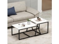 HANAH HOME Sto za dnevnu sobu Minimal White