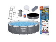 BESTWAY Steel Pro MAX bazen 4.57 x 1.07 m sa LED svetlom i pumpom