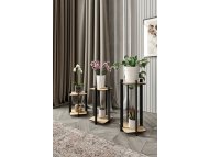 HANAH HOME Drveni štand za biljke Flower Desk Square