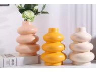 WALLXPERT Vaza set Losos Orange Krem CY0077