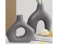WALLXPERT Vaza set Iskandinav Grey
