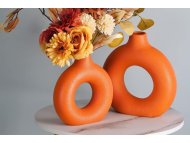WALLXPERT Vaza set Iskandinav Halka Orange
