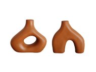 WALLXPERT Vaza set Iskandinav Tile Red