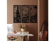 WALLXPERT Dekorativni metalni zidni pribor Vangogh