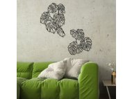 WALLXPERT Dekorativni metalni zidni pribor Spirit Leaf