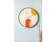 WALLXPERT Dekorativni zidni sat Pinobhm multicolor