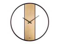 WALLXPERT Dekorativni metalni zidni sat Demre Gold