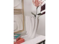 WALLXPERT Keramička vaza bela boja LCA0001