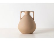 WALLXPERT Keramička svetlo braon vaza CY0134