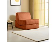 ATELIER DEL SOFA Sofa-krevet sa 1 sedicom Origami Convertable Orange