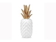 WALLXPERT Decorative Object belo - zlatna boja Ananas