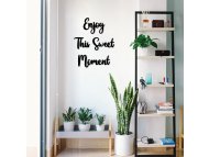 WALLXPERT Ekorativni drveni zidni pribor Enjoy This Sweet Moment