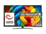 LG 65NANO81A3A 4K HDR NanoCell Smart TV