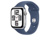 APPLE Watch SE2 v3 GPS 44mm Silver Alu Case with Denim Sport Band - M/L (mxer3qv/a)