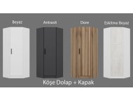 HANAH HOME Ormar Kale 1 Antique White 190