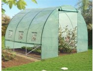 CHOMIK BAŠTENSKI PLASTENIK 3-SEGMENTNI 3 X 2 X 2 M ZELENI SA OPCIJOM DODATNE VENTILACIJE 3910