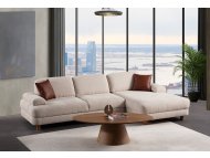 ATELIER DEL SOFA Ugaona sofa-krevet Nice L Corner Right Cream (560ARE4167)