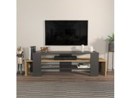 HANAH HOME TV polica Lenora Black Oak