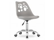 OSKAR Stolica Print siva